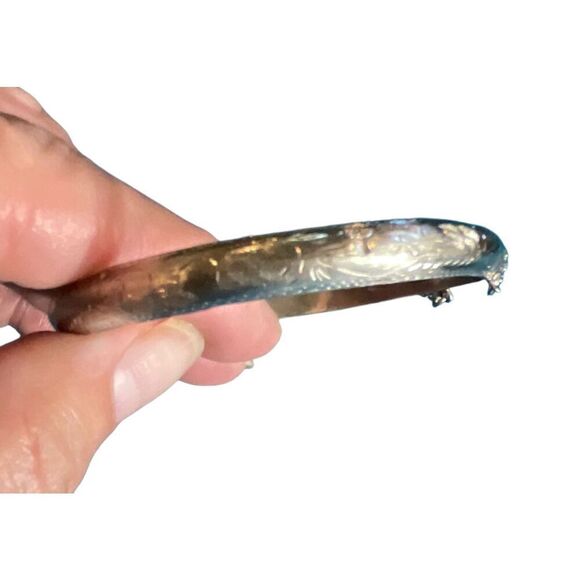 Sterling Silver Bangle Bracelet - Picture 11 of 14